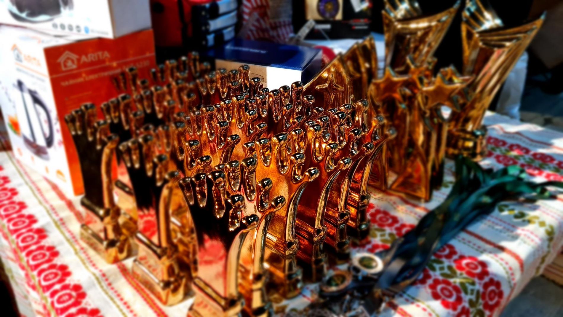 Awards and gifts for organizers and participants