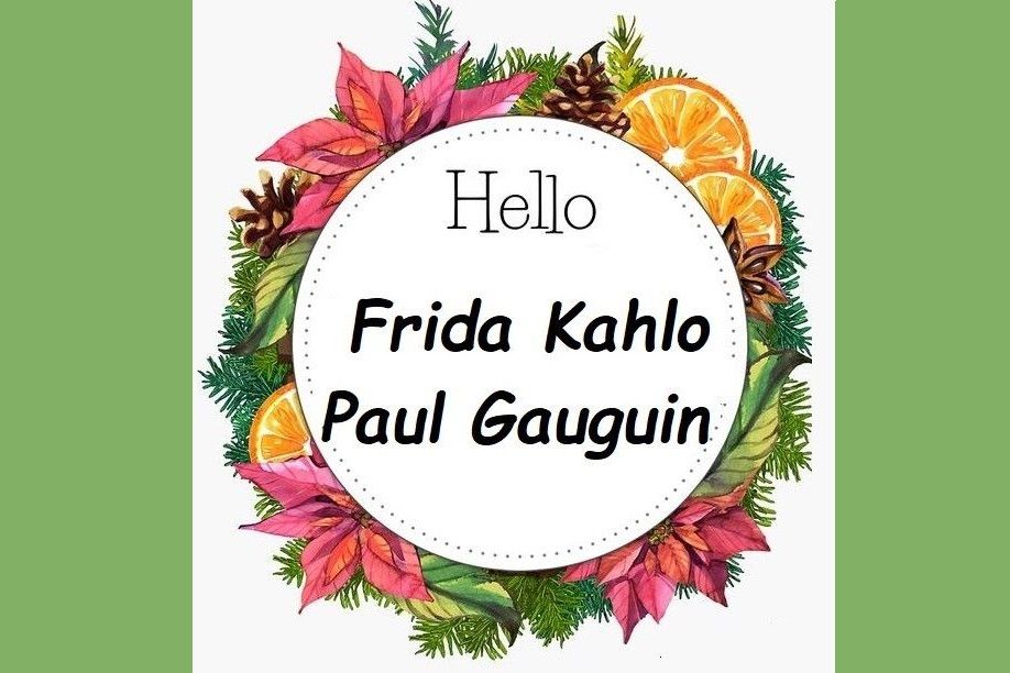 V Online-competition of Fine and Decorative Arts "Dialogue with old masters - Frieda Kahlo and Paul Gauguin" Interpretation based on the work